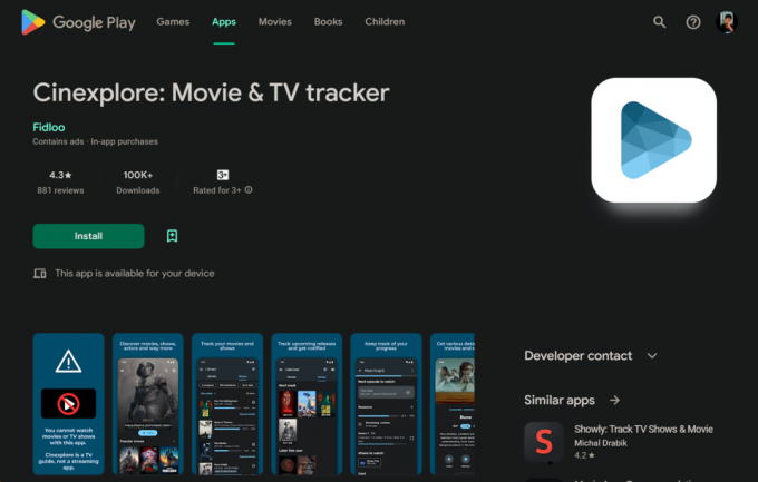 Cinexplore | Najlepšie bezplatné aplikácie pre Android v obchode Google Play