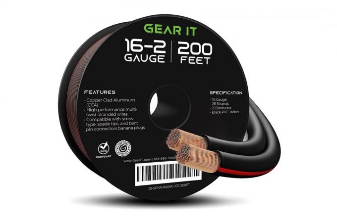 Bästa högtalarkablar för bilstereo GearIT Pro Series 16 gauge högtalarkabel