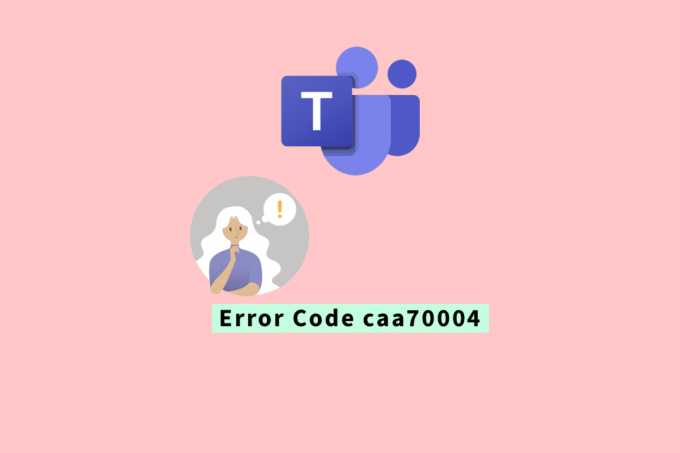 Corrigir o código de erro do Microsoft Teams caa70004