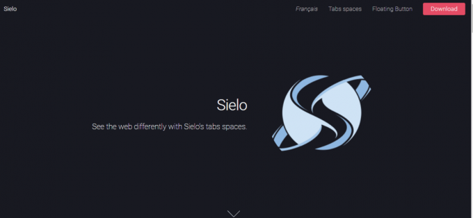 Site oficial do Sielo Browser