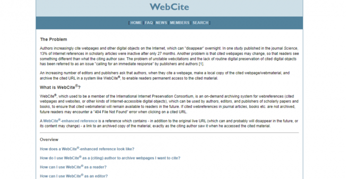 WebCite 