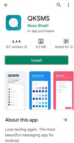 QKSMS. Geriausia MMS programa, skirta Android