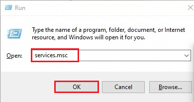 avage oma arvutis teenuste rakendus. Parandage Esrv.exe rakenduse tõrge operatsioonisüsteemis Windows 10