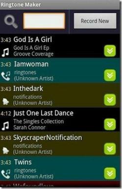 Cum să editați și să tăiați muzica, să creați tonuri de apel pe telefoanele Android