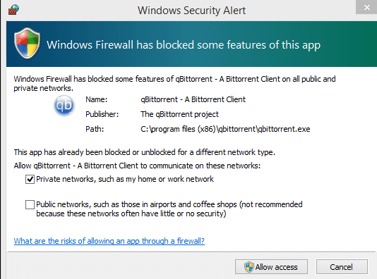 อนุญาตหรือบล็อกแอพผ่านไฟร์วอลล์ Windows