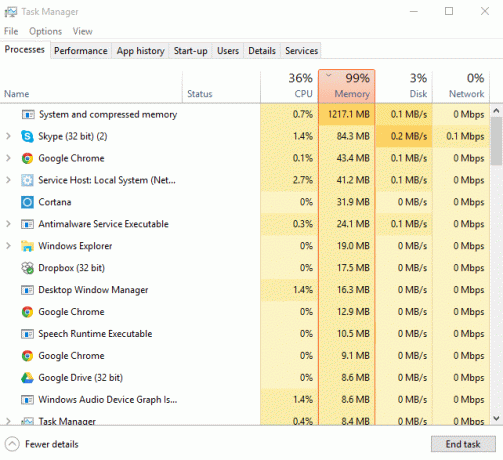Виправити 100% використання диска в диспетчері завдань у Windows 10