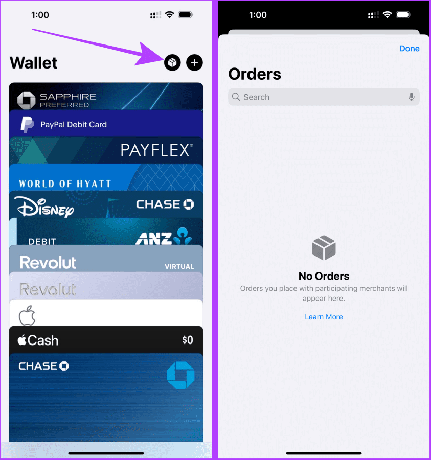 Verfolgen Sie Bestellungen in der Apple Wallet App