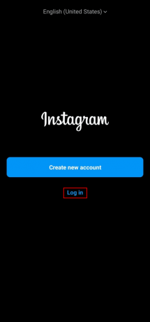 Napauta kirjautumisvaihtoehtoa. | nollaa Instagram-salasanasi ilman sähköpostia