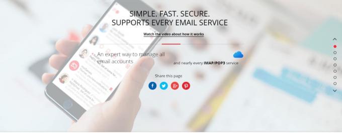 myMail | ilmainen Outlook-vaihtoehto Windows 10:lle