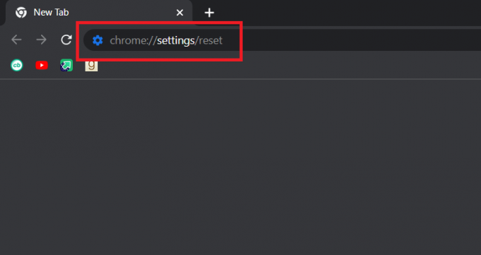 Goole Chrome'da Sıfırla'ya ulaşmak için adres. Chrome'da Araç Çubuğu Nasıl Gösterilir