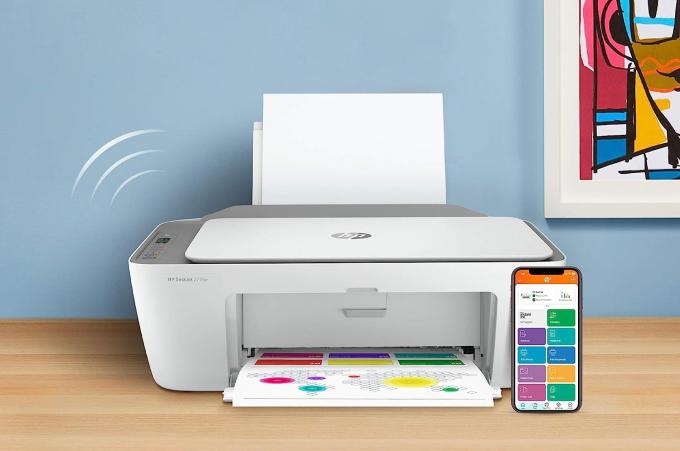 „HP DeskJet 2755e“ belaidis spalvotas „viskas viename“ spausdintuvas