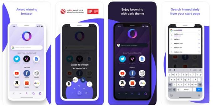 Opera Touch | האלטרנטיבות הטובות ביותר לספארי לאייפון