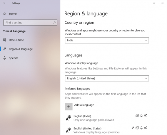 Ako zmeniť jazyk systému v systéme Windows 10