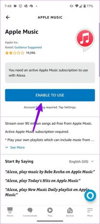 Aktivieren Sie Apple Music Skill in Alexa