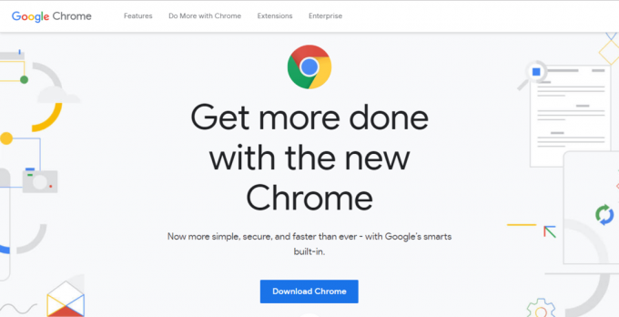 Besök webbplatsen och klicka på Ladda ner Chrome | Skillnaden mellan Google Chrome och Chromium?