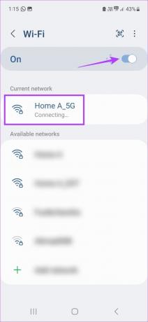 Connettiti al Wi-Fi