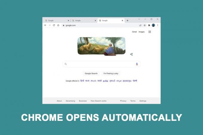 Pataisyti Google Chrome Atsidaro automatiškai