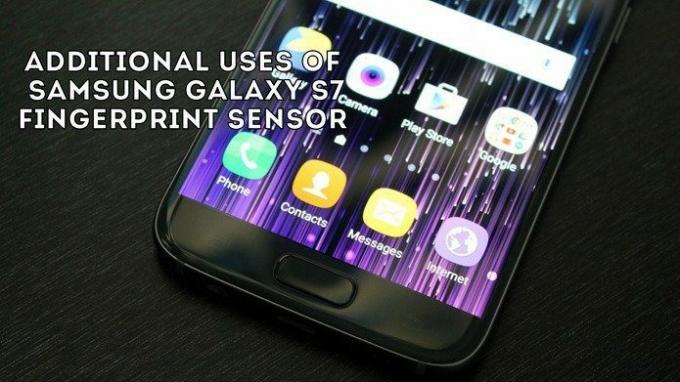 Utilizarea senzorului de amprentă Samsung S7 2
