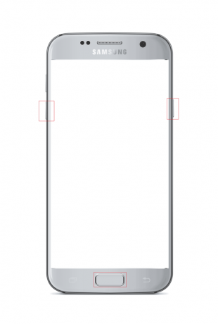 Drücken Sie auf dem Samsung-Telefon die Lautstärke nach unten und den Ein- / Ausschalter. Beheben Sie, dass die Android-USB-Dateiübertragung in Windows 10 nicht funktioniert