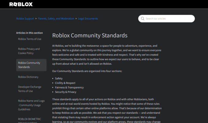 Sida för Roblox Community Standards | Hur kan du stoppa Roblox från överhettning | Roblox förbrukar mycket batteri