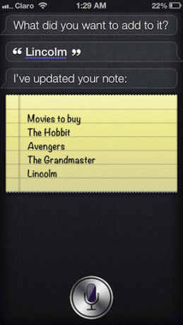 Siri Note-Update 6