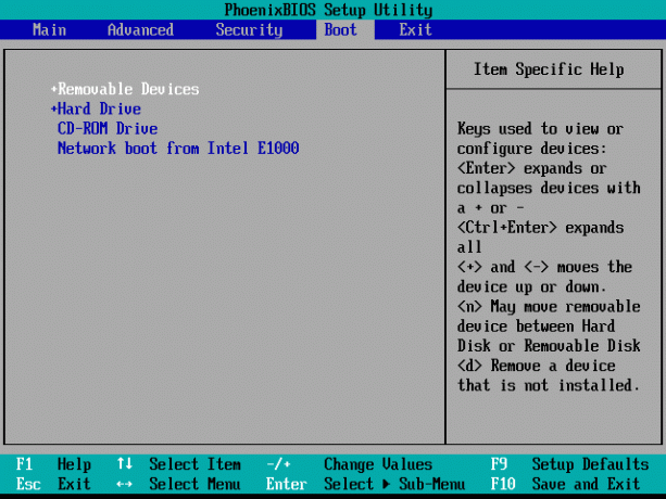 Suchen und navigieren Sie zu den Boot-Reihenfolge-Optionen im BIOS. Wie behebt man den Windows 10-Installationsfehler 0x80300024?