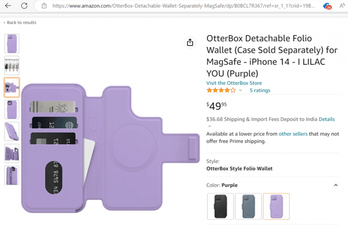 OtterBox levehető fóliás pénztárca
