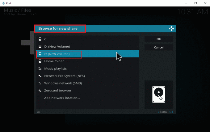 นำทางไปยังโฟลเดอร์ปลายทาง วิธีดาวน์โหลดเพลงลง Kodi