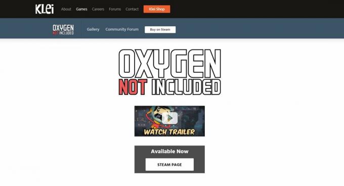 Página oficial do Oxygen Not Included | jogos grátis de construção de cidade online