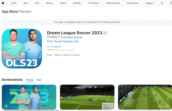 Liga de sueños de fútbol. Los 37 mejores juegos de iPhone sin conexión gratis
