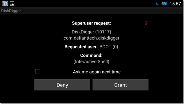 Disk Digger Android 3 jaoks