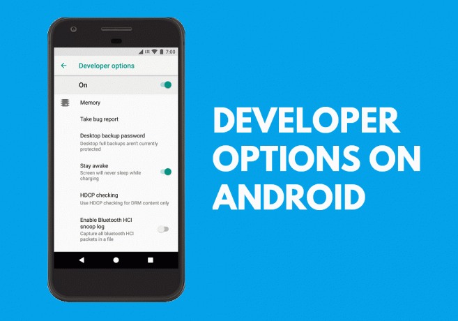 تمكين أو تعطيل خيارات المطور على Android