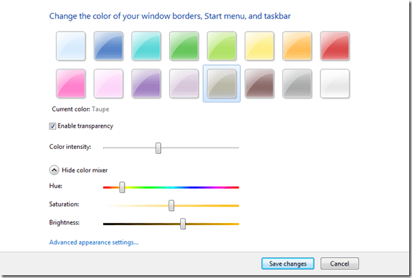 Windows-kleur