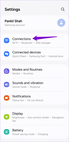 Conexiuni pe telefonul Android