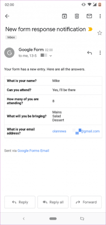 Надсилайте відповіді Google Form на кілька електронних адрес 16