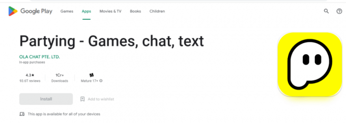 Partyspiele, Chat, Text