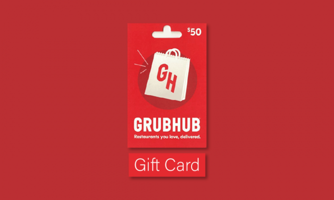 Az ajándékkártya használata a Grubhubon