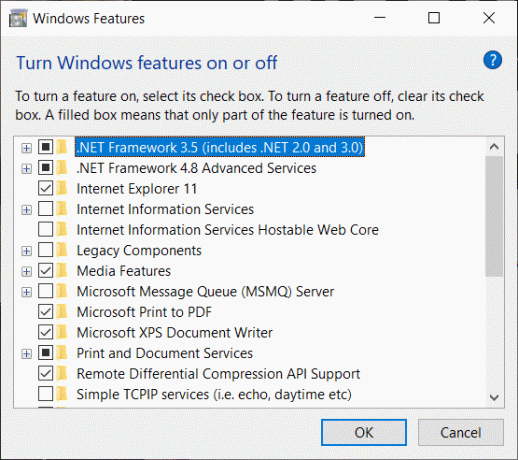 Cum se instalează Microsoft .NET Framework 3.5