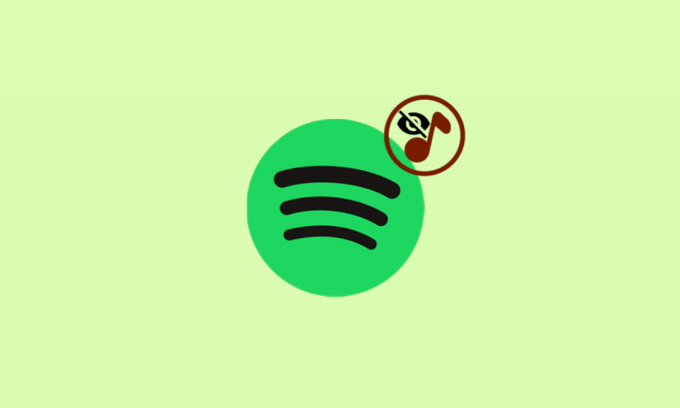 Spotify で曲を非表示にするとどうなりますか?