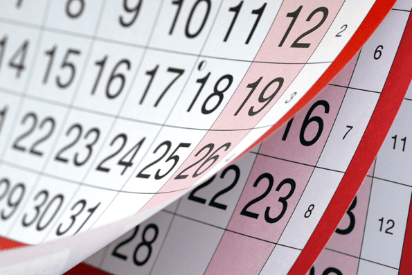 Zestawy miesięcy kalendarzowych Shutterstock