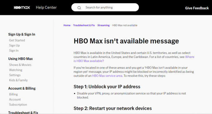 Melden Sie das Problem HBO Max. Warum funktioniert HBO Max nicht auf meinem Computer?