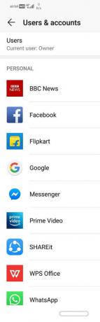 Kattintson az Alkalmazások kiválasztása opcióra | Az Androidon nem működő Gmail-értesítések javítása