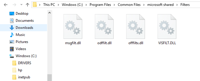 Einige der auf dem PC gefundenen DLL-Dateien