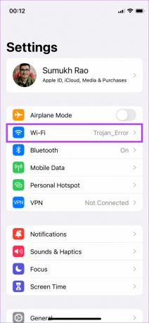 Ρυθμίσεις Wi-Fi σε iOS