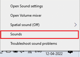 avaa Äänet. Korjaa Windows 10 Audio Error 0xc00d4e86