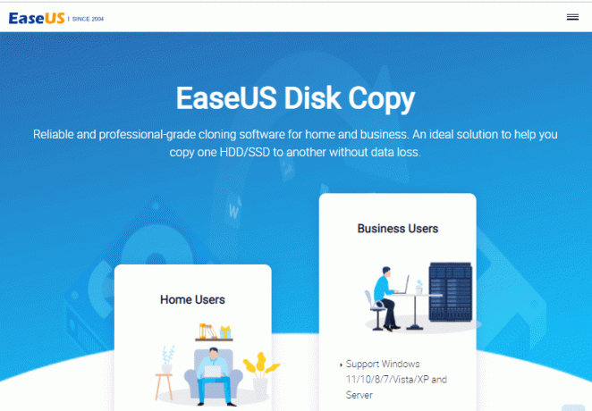 EaseUS 디스크 복사 다운로드 페이지 | 2022년 최고의 Windows PC용 파일 복사 소프트웨어