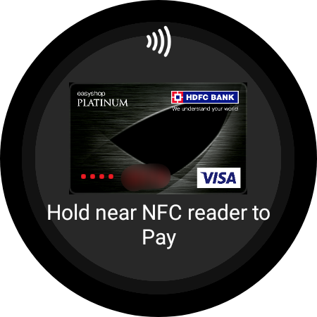 Se det tillagda kortet på Samsung Pay