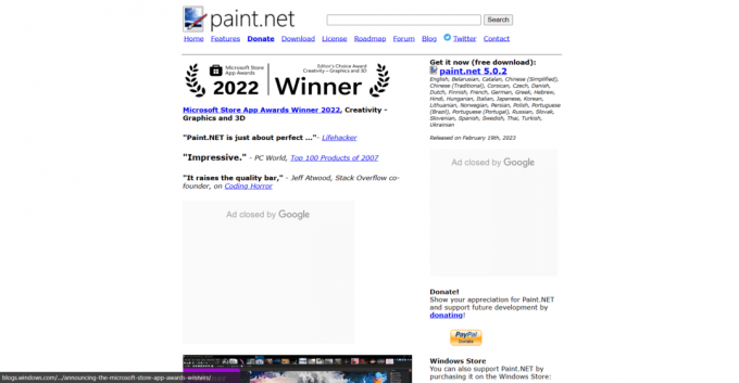 Maľovať. NET obrázok 