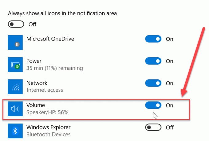 Získejte zpět ikonu hlasitosti na hlavním panelu systému Windows