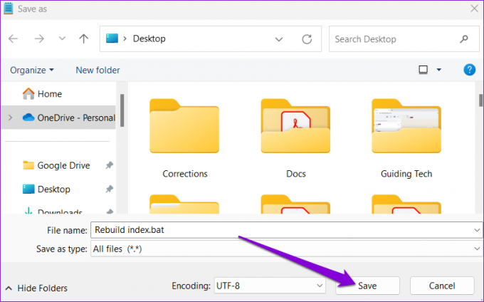 Salvați fișierul Notepad în Windows 11
